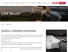 Tablet Screenshot of carwash.ashfordorbital.co.uk